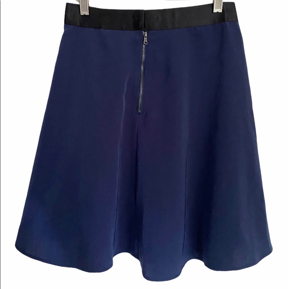 3.1 Phillip Lim Navy Blue Asymmetrical Skirt - Picture 2 of 9